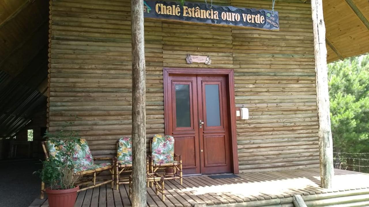 Chale Estancia Ouro Verde Lages Exterior photo
